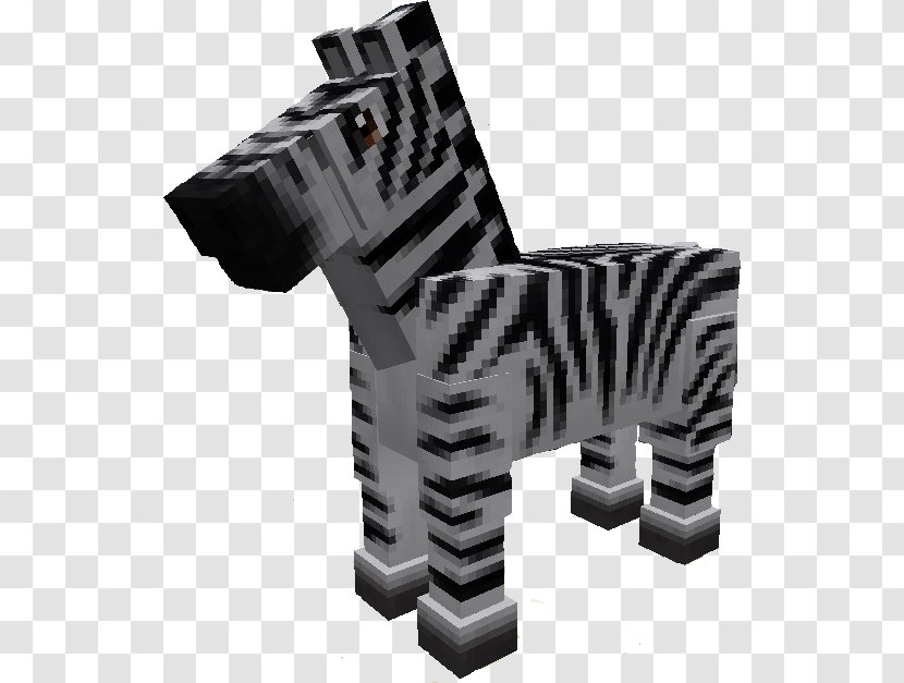 Zebra Minecraft Horse Lion Donkey - Enderman Transparent PNG