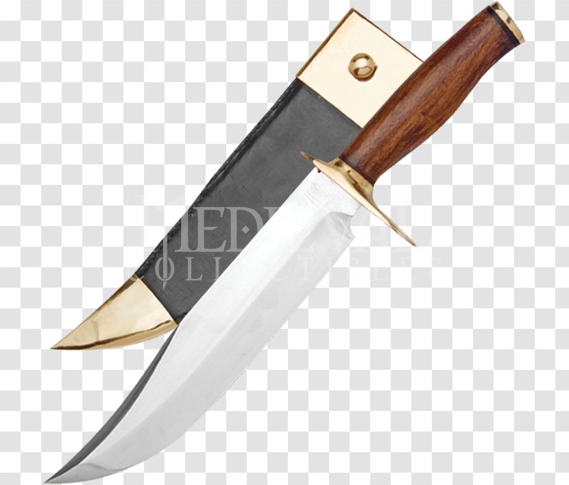 Bowie Knife Hunting & Survival Knives Throwing Utility - Kitchen Transparent PNG