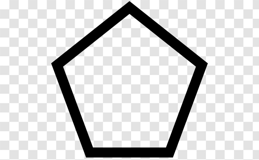 Pentagon Geometric Shape Polygon Triangle - Area - Shapes Transparent PNG
