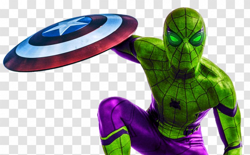 Spider-Man Iron Man Captain America Marvel Cinematic Universe Desktop Wallpaper - Spider-man Transparent PNG