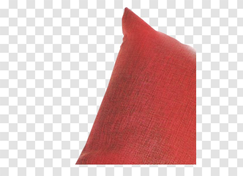 Cushion Velvet Angle RED.M Transparent PNG