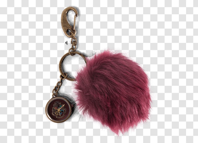 Key Chains Hogwarts School Of Witchcraft And Wizardry Harry Potter (Literary Series) Pom-pom Magenta - Pygmy Peoples - House Keychain Transparent PNG
