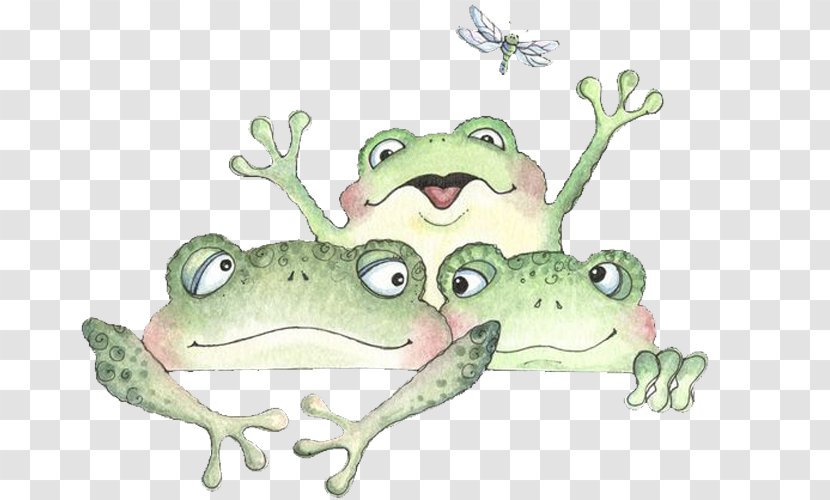 Frog Royalty-free Clip Art - Tree - Three Frogs Transparent PNG