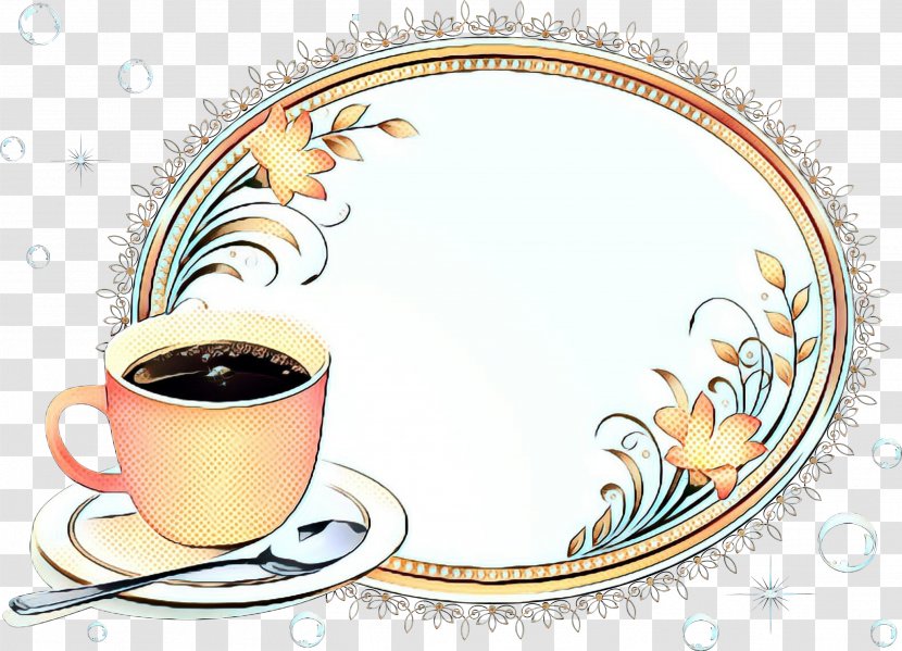 Vintage Label - Teacup - Tea Transparent PNG