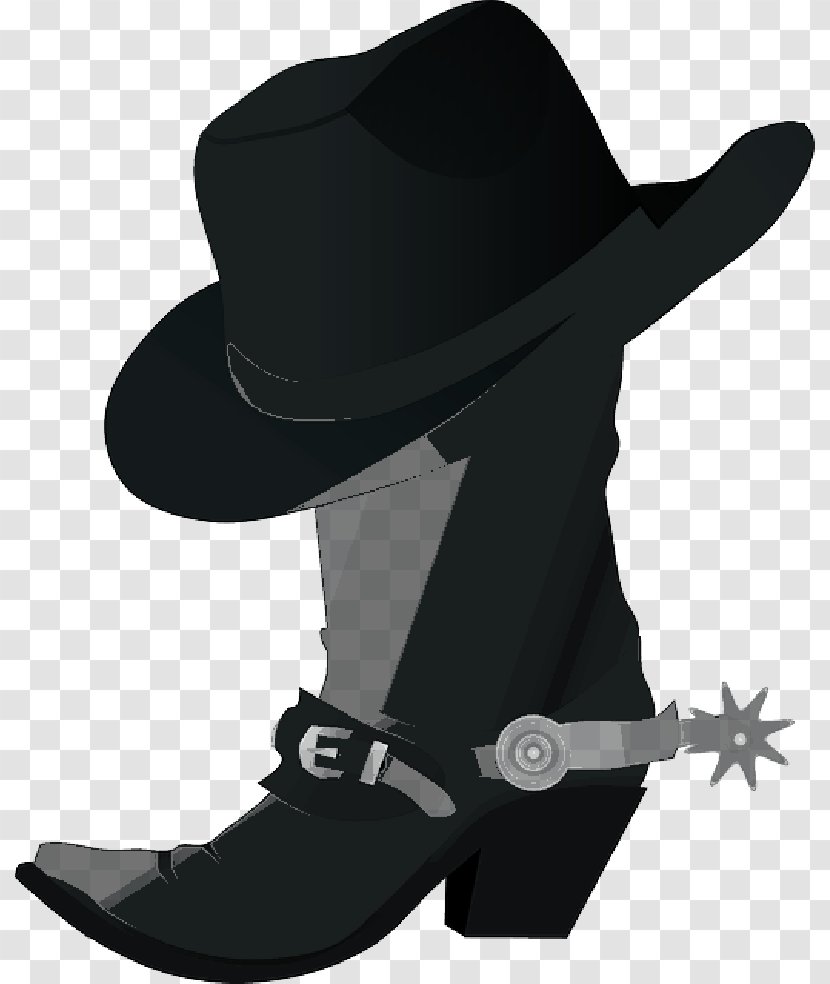 Cowboy Boot Clip Art Hat 'n' Boots Western - Costume Accessory Transparent PNG