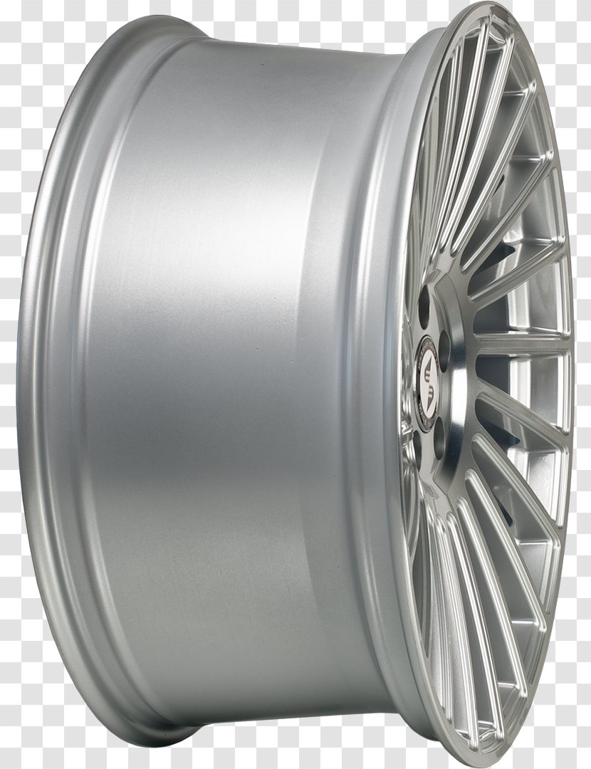 Alloy Wheel Autofelge Tire Rim Spoke - Silver Shine Transparent PNG