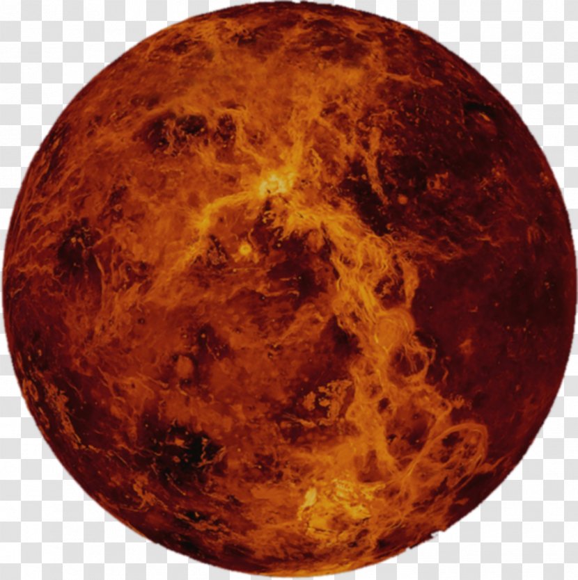 Earth Venus Planet Solar System Neptune - Terrestrial - Creative Golden Fireball Transparent PNG