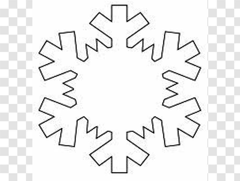 101 Snowflakes Template Shape Pattern - Worksheet - Cliparts Snowflake Patterns Transparent PNG
