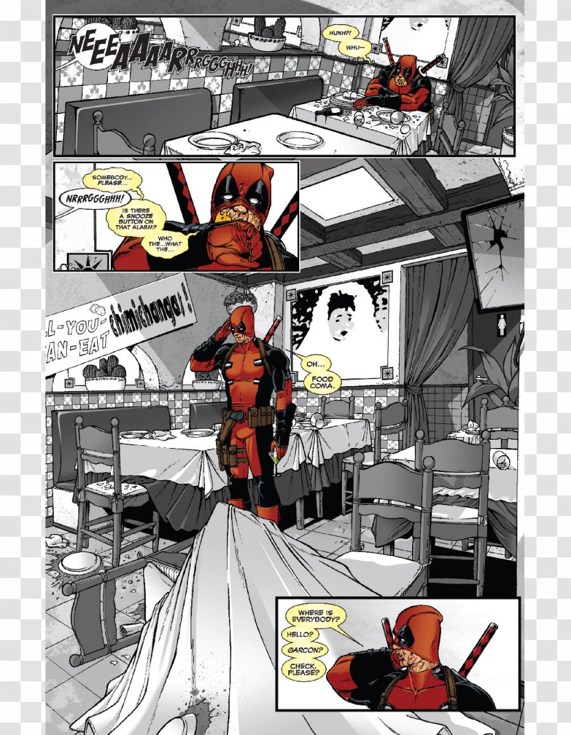 Night Of The Living Deadpool Kills Marvel Universe Comics - Comic Book - Chimichanga Transparent PNG