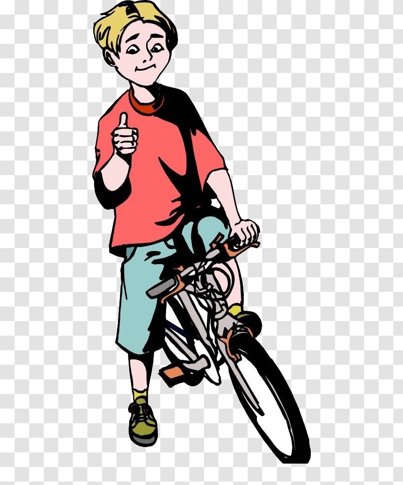 Cycling Bicycle Child Stroke Sport - Art Transparent PNG