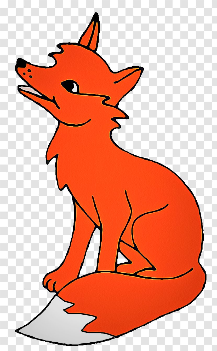 Orange - Red Fox - Tail Transparent PNG