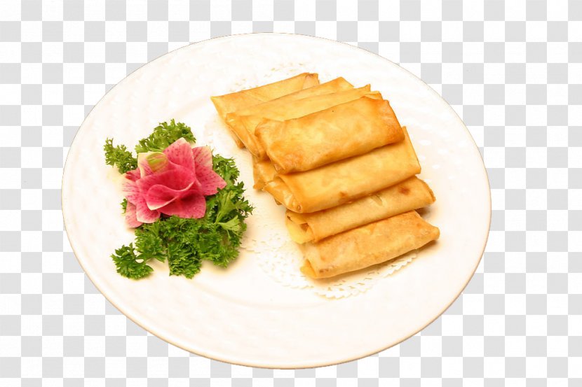 Lumpia Spring Roll Breakfast Vegetarian Cuisine Fast Food - Crispy Sand And Meat Transparent PNG
