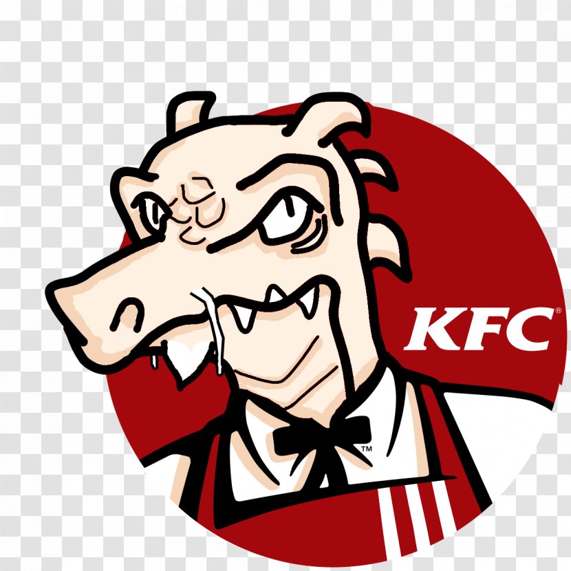 KFC Fried Chicken Fast Food Restaurant - Silhouette - Kobold Suit Creative Combination Transparent PNG