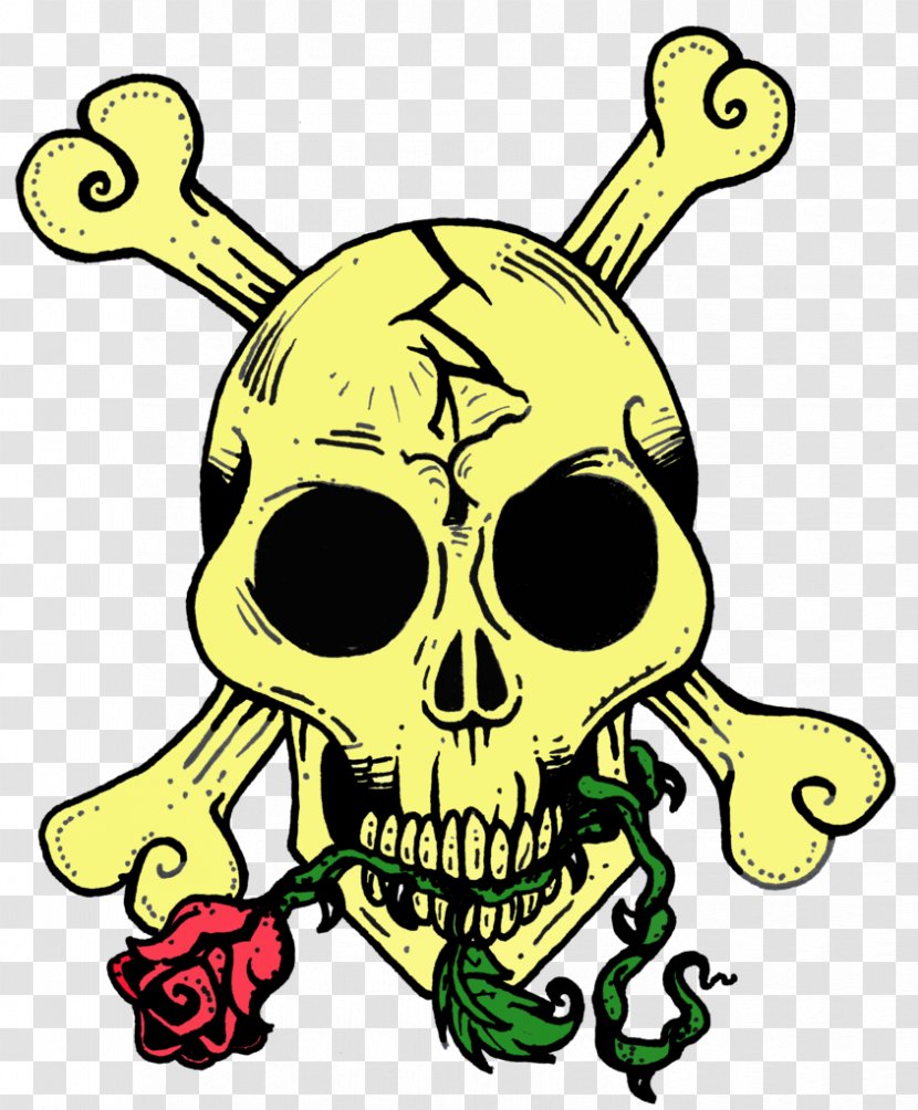 Skull Organism Clip Art - And Roses Transparent PNG