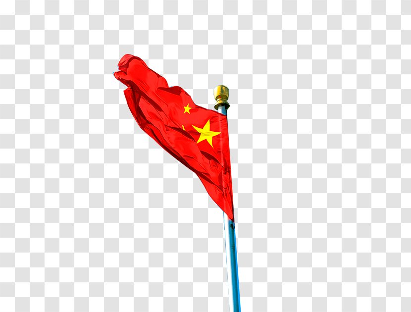 Flag Of China Red - Five-star Fluttering Free Buckle Material Transparent PNG