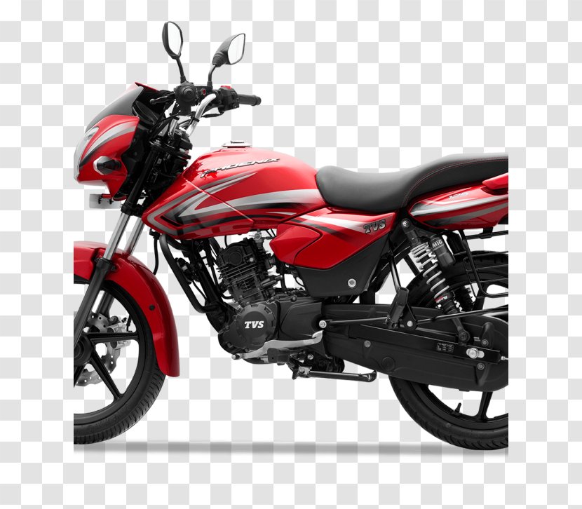 Bajaj Auto TVS Motor Company Pulsar Motorcycle Sport - Red - Electric Transparent PNG