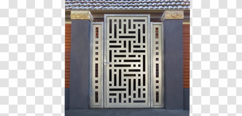 Laser Cutting Wrought Iron Door Metal - Wall - Urban Architecture Transparent PNG