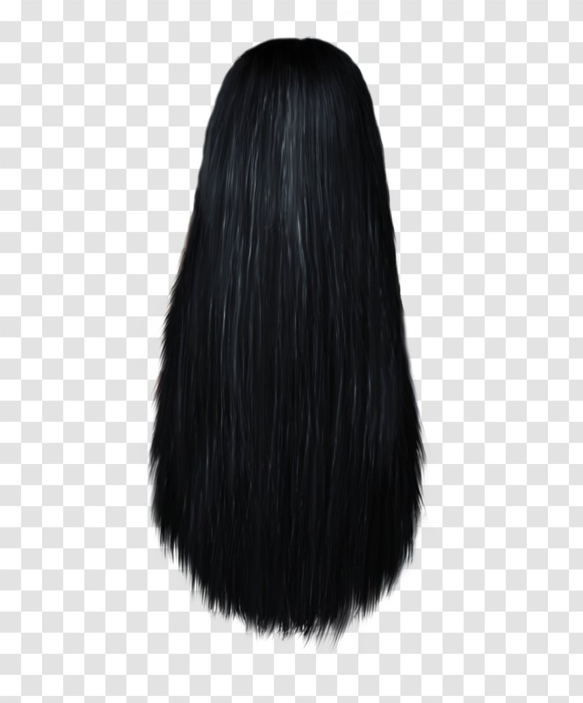 Black Hair Wig Brush Brown Long - Women Image Transparent PNG