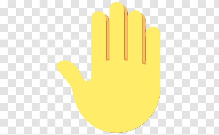 Yellow Background - Finger - Smile Logo Transparent PNG