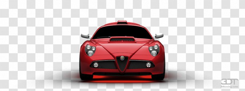 Alfa Romeo 8C Model Car Automotive Design Transparent PNG