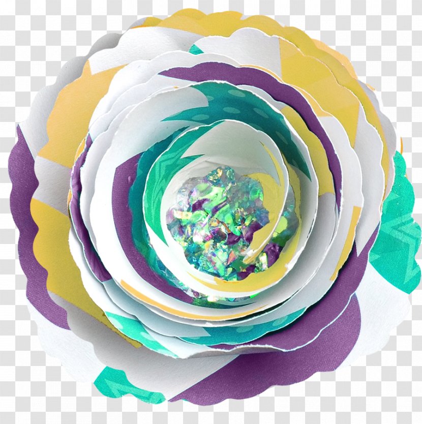Origami Flowers Paper - Rainbow Rose - Colorful Flower Transparent PNG