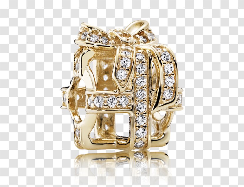 Pandora Charm Bracelet Gold Cubic Zirconia Jewellery Transparent PNG