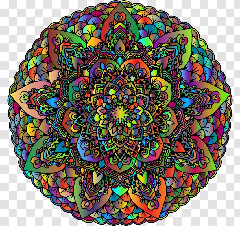 Mandala - Sphere - Rainbow Transparent PNG