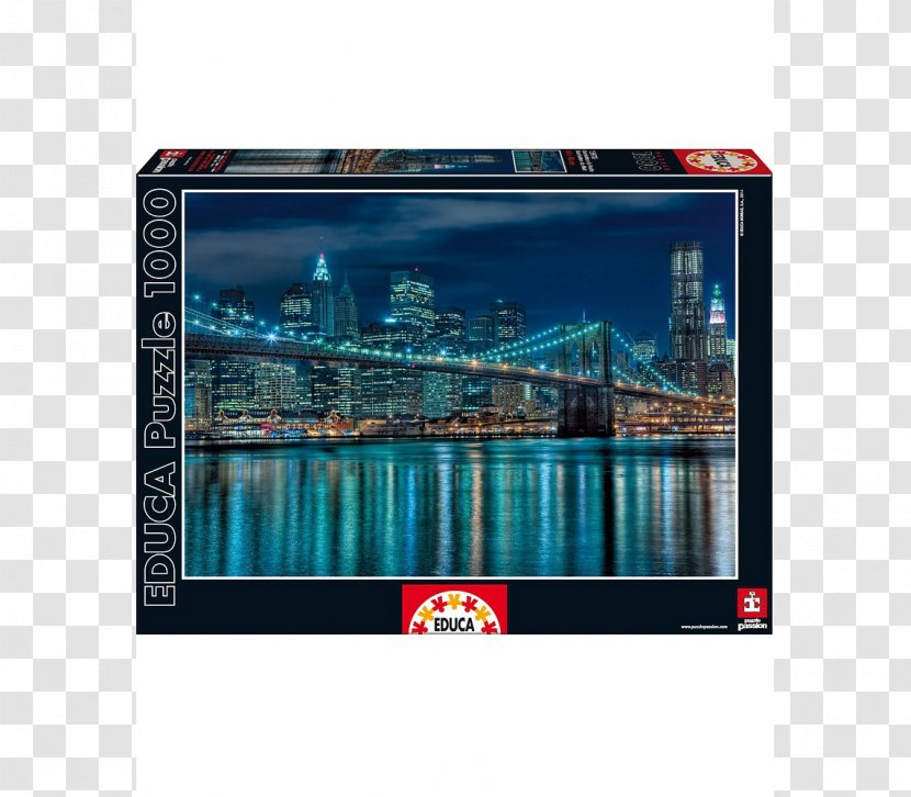Brooklyn Bridge Jigsaw Puzzles Amazon.com Educa Borràs Toy - Manhattan Transparent PNG