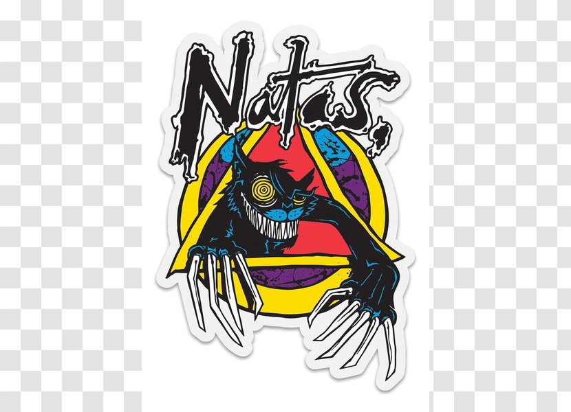 Cat NHS, Inc. Skateboard 0 Natas - Decal Transparent PNG