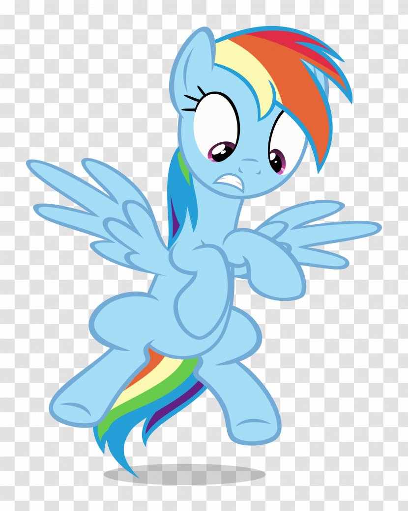 Pony Rainbow Dash Fluttershy - Cartoon - Vector Transparent PNG