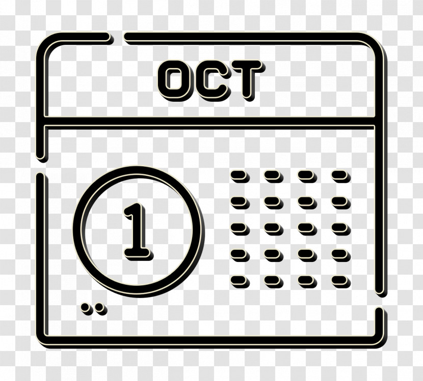 Calendar Icon October Icon Social Media Icon Transparent PNG