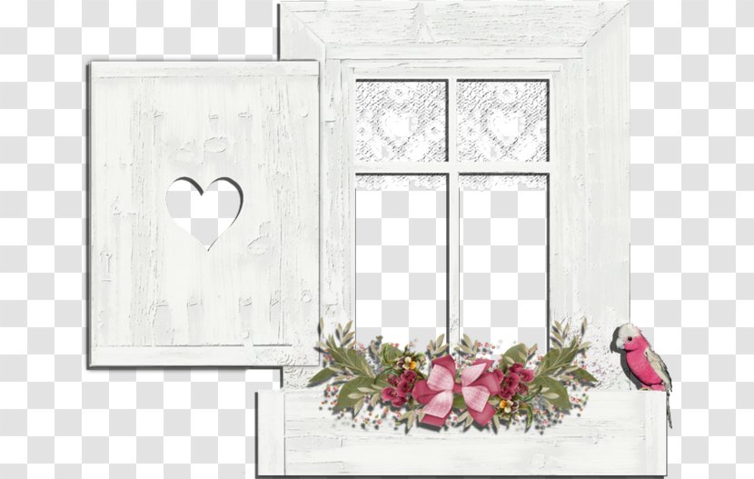 Window Flower Design Image - Heart Transparent PNG