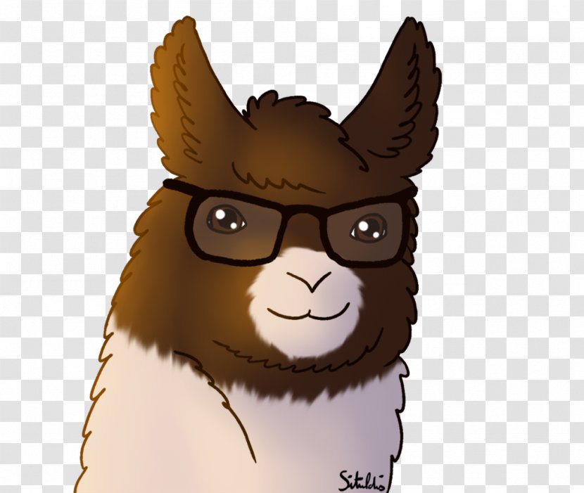 Whiskers Cartoon Snout Character - Fictional - Cute Llama Transparent PNG