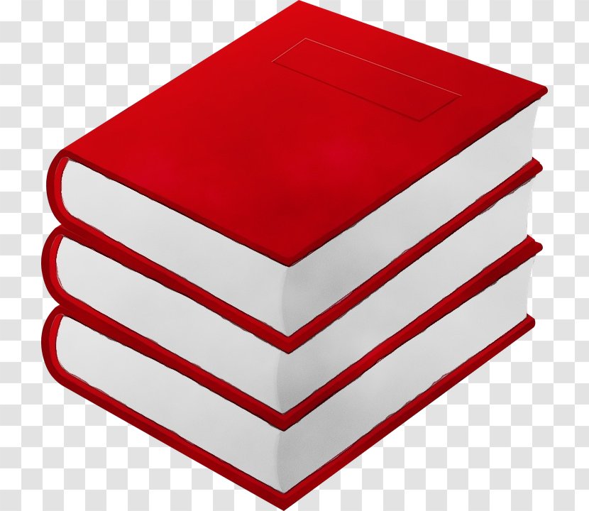 Book Watercolor - Royaltyfree - Red Reading Transparent PNG
