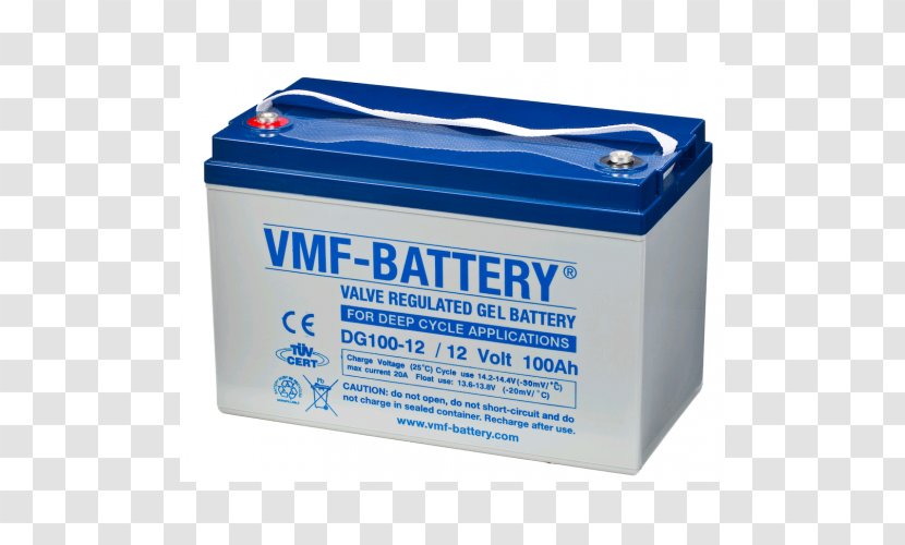 Deep-cycle Battery VRLA Lead–acid Electric Automotive - Ampere Transparent PNG