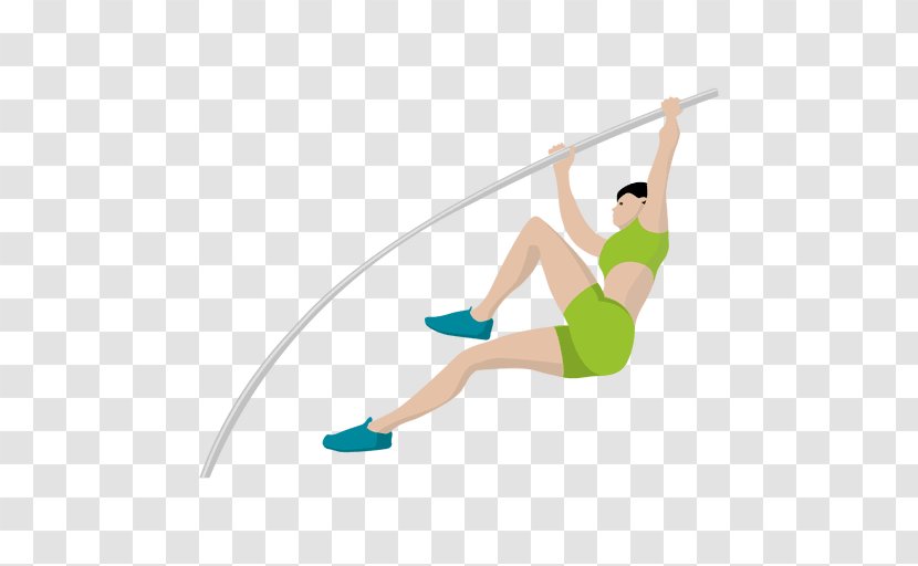 2016 Summer Olympics Olympic Games High Jump At The - Silhouette - Pole Transparent PNG