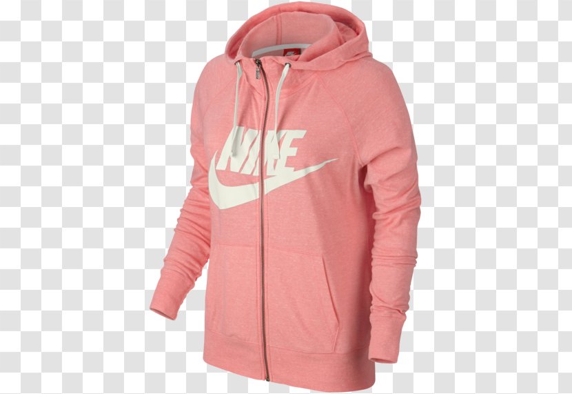Hoodie Nike Clothing Zipper - Outerwear Transparent PNG