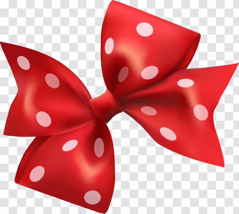 Ribbon Computer File - Label - Hand Painted Red Bow Transparent PNG