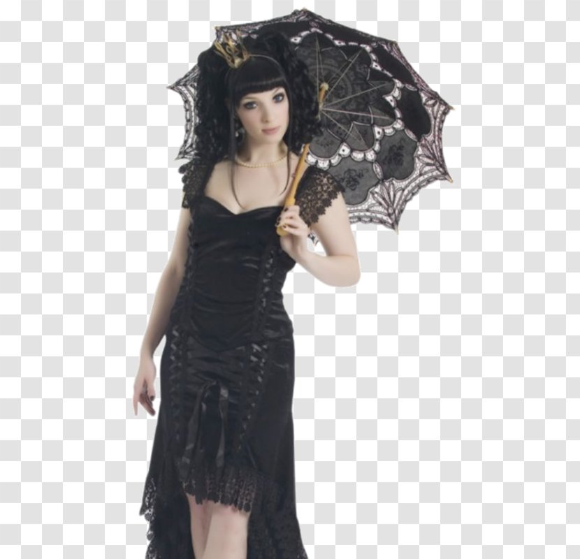 Umbrella Hat Woman Ombrelle Tube Top - Fashion Model Transparent PNG