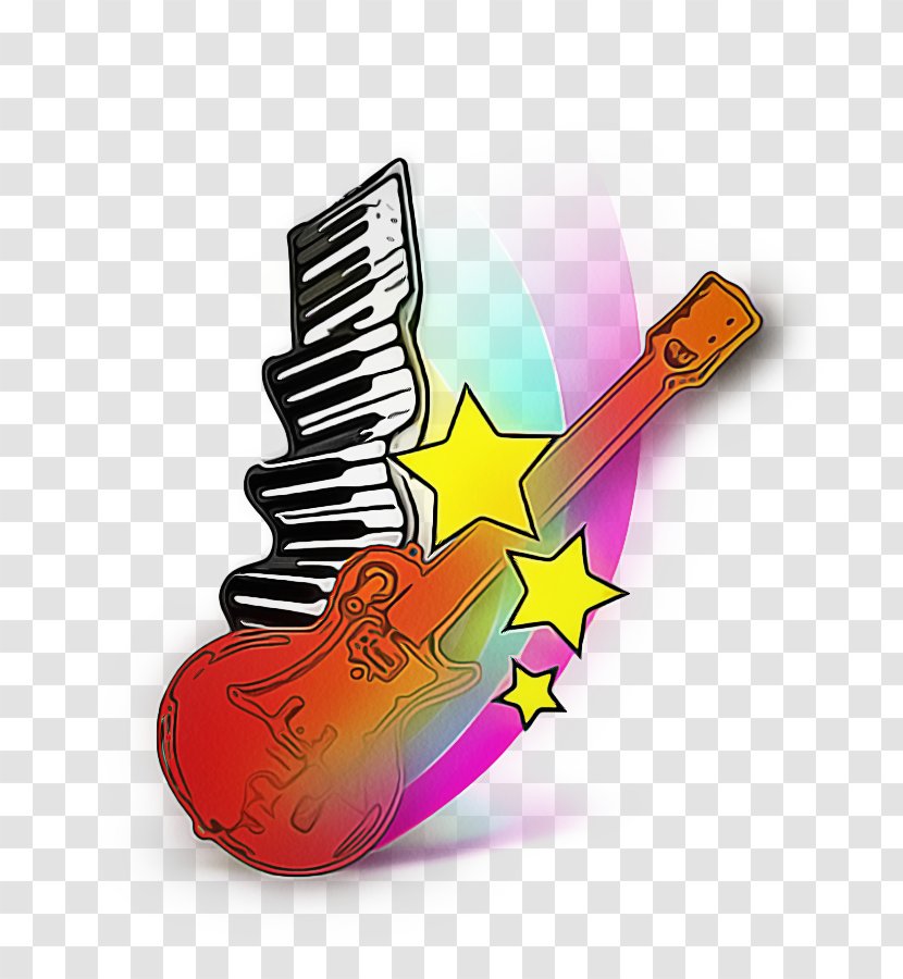 Guitar - String Instrument - Plucked Instruments Animation Transparent PNG