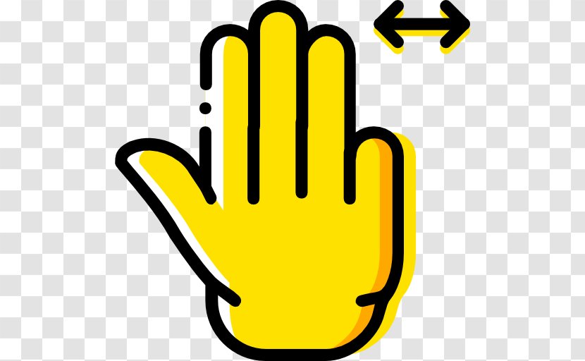 Gesture Clip Art - Yellow - Symbol Transparent PNG