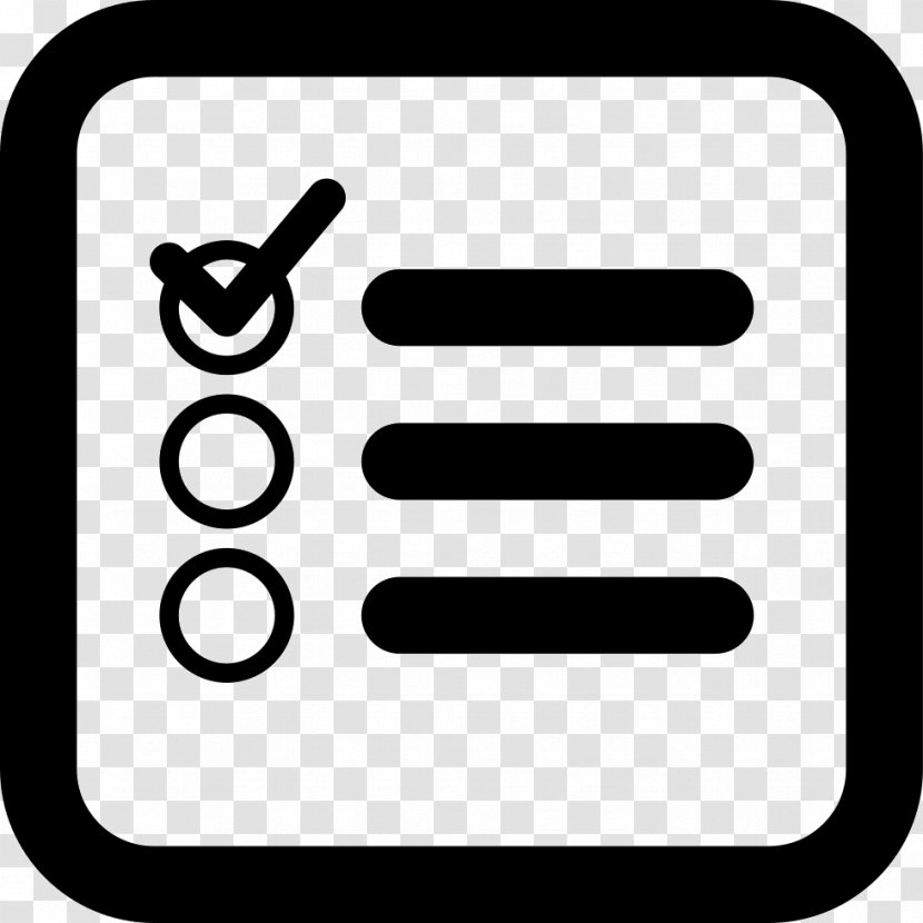 Checklist Icon Design - List Vector Transparent PNG
