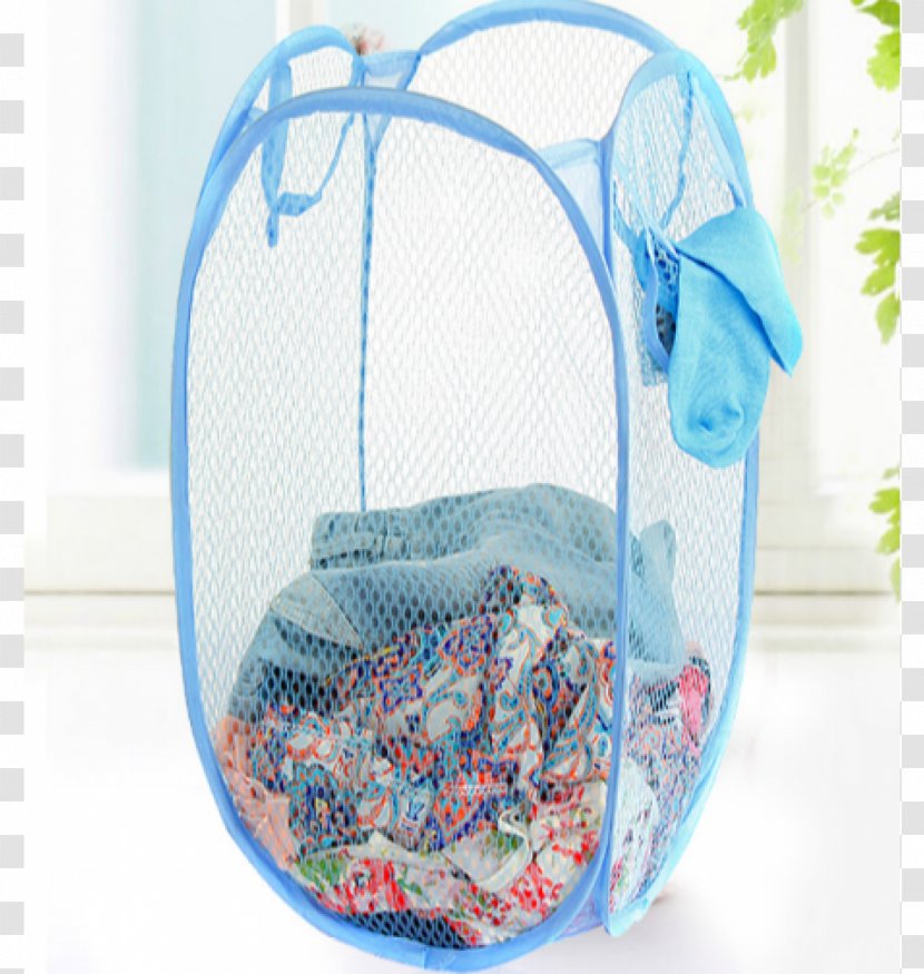 Laundry Hamper Basket Mesh Washing Machines - Textile - Bag Transparent PNG