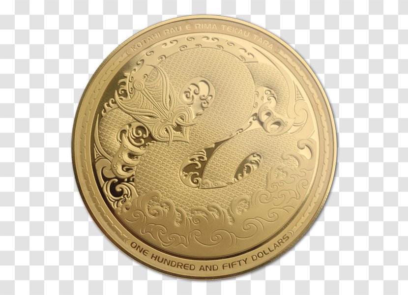 Proof Coinage Taniwha New Zealand Silver Coin - Money Transparent PNG