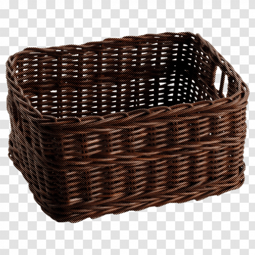 Storage Basket Basket Wicker Brown Home Accessories Transparent PNG