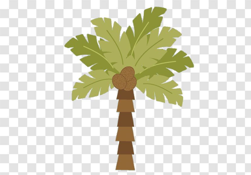 Palm Tree Background - Sticker - Borassus Flabellifer Flowering Plant Transparent PNG