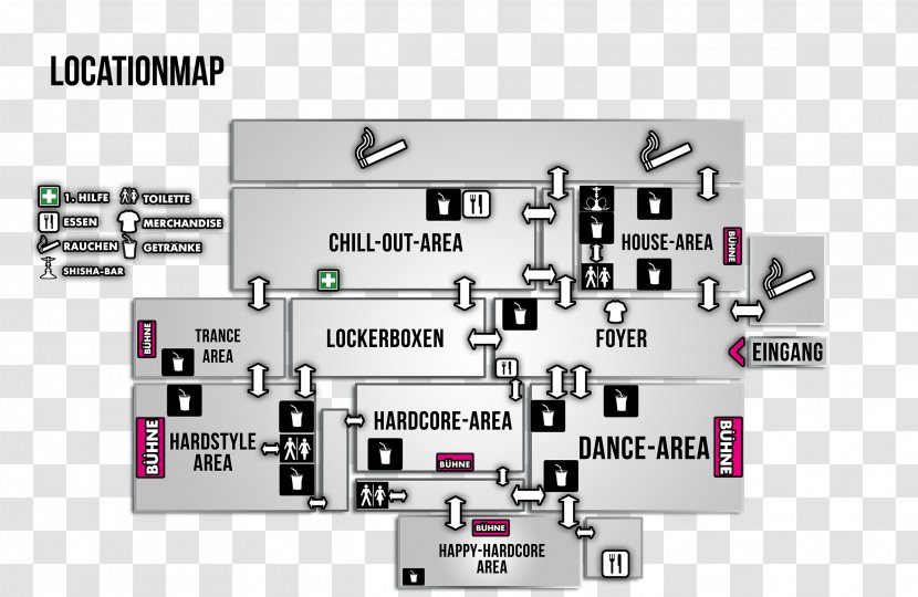 Easter Rave Electronics Oberhausen Electronic Component Floor Plan - Text - Mediainfo Transparent PNG