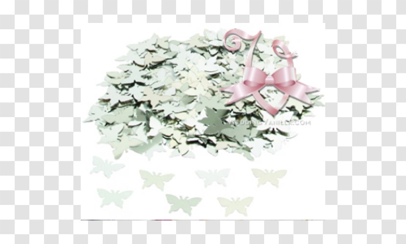 Paper Confetti Place Cards Wedding Silver - Birthday Transparent PNG