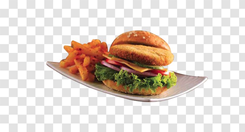 Salmon Burger Cheeseburger Patty Hamburger Buffalo - Food - Indian Veggie Dishes Transparent PNG