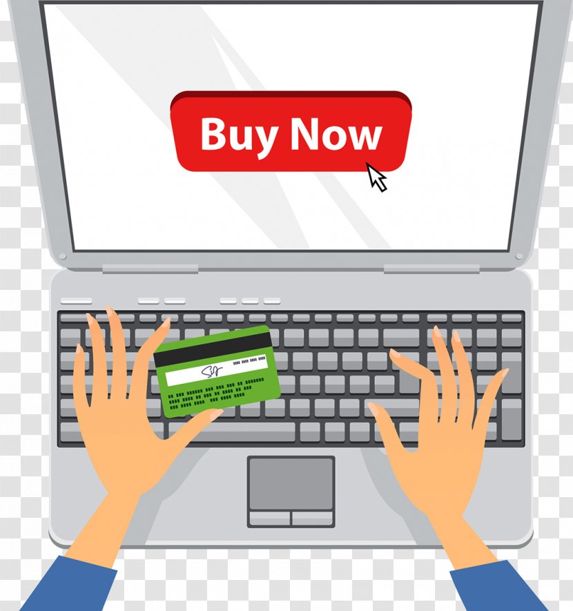 Online Shopping Credit Card Illustration - To Pay For Transparent PNG